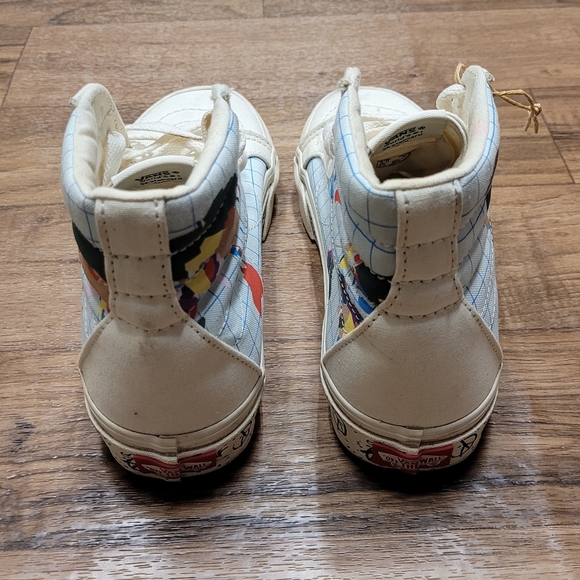 VANS Sk8-Hi SAVE OUR PLANET World MP Skate Shoe Sz 4 boys / Sz 5.5 Women's - Picture 7 of 9